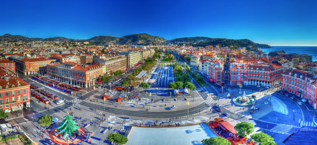 Pont de l'Ascension Nice Centre — Place Masséna et Coulée verte