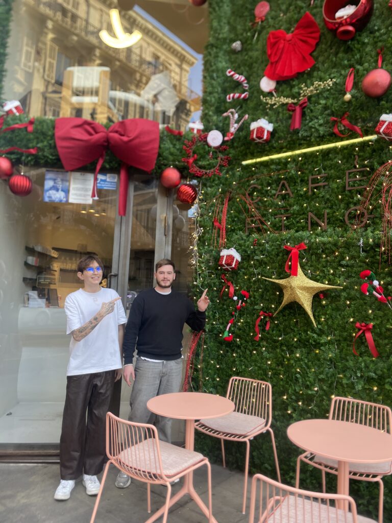 Vitrine de Noel à Nice